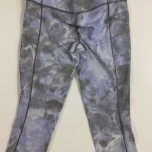 NWT Salutation Stash Pocket II Capri  - Medium Petite - Blue Camo Stripes